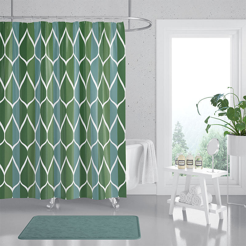 Women's Contemporary Diamond Pattern Shower Curtain Stornfield