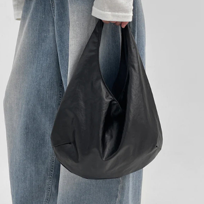 Oversized Slouchy Leather Shoulder Bag