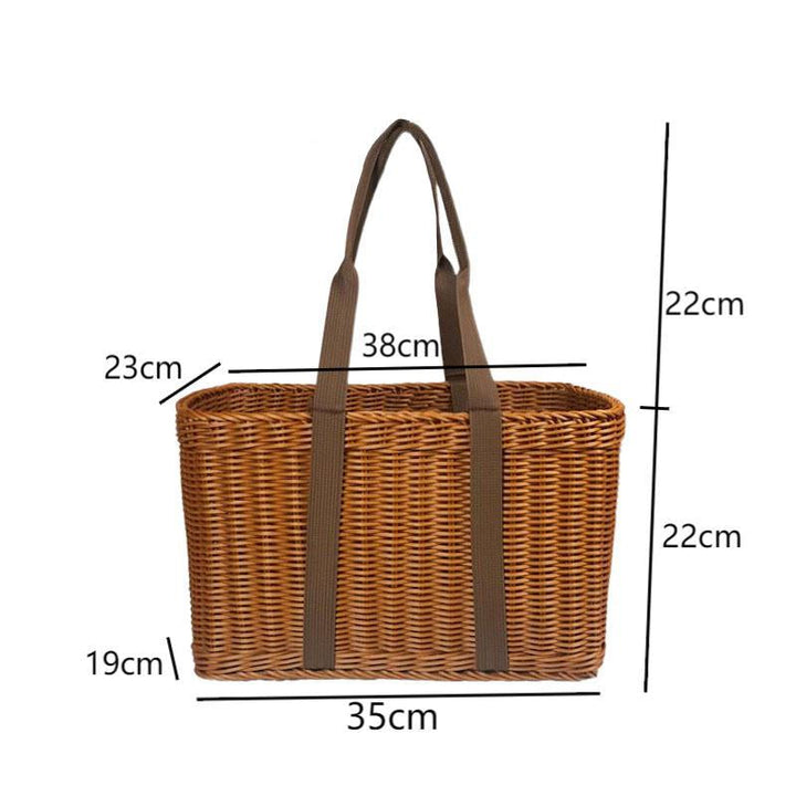 Handwoven Decorative Market Basket Stornfield