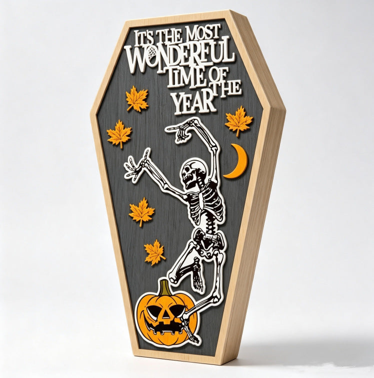 Halloween Themed Decorative Plaque
