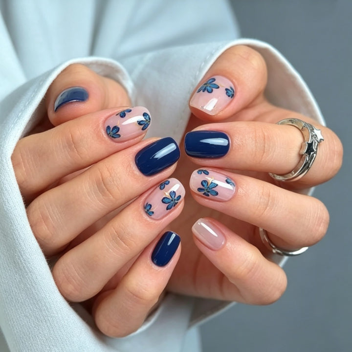 Floral Press-On Nail Set Stornfield 1787395178