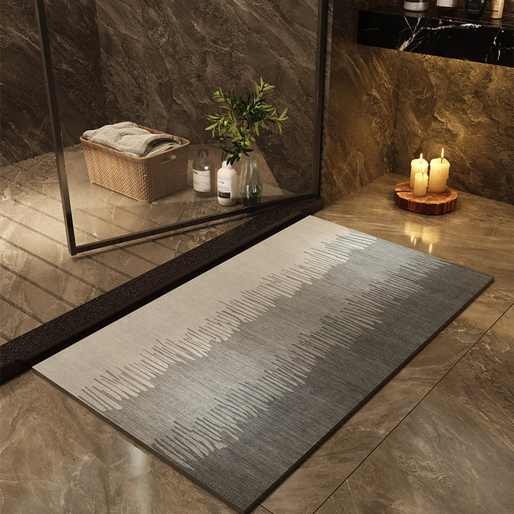 Modern Abstract Non-Slip Bath Mat