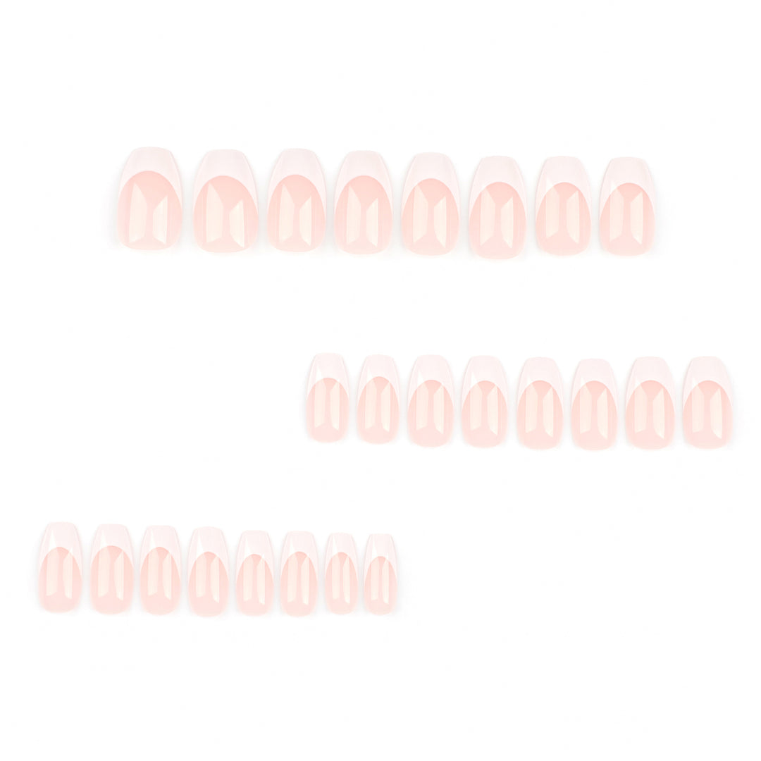 Elegant Nail Art with French Tip Design Stornfield