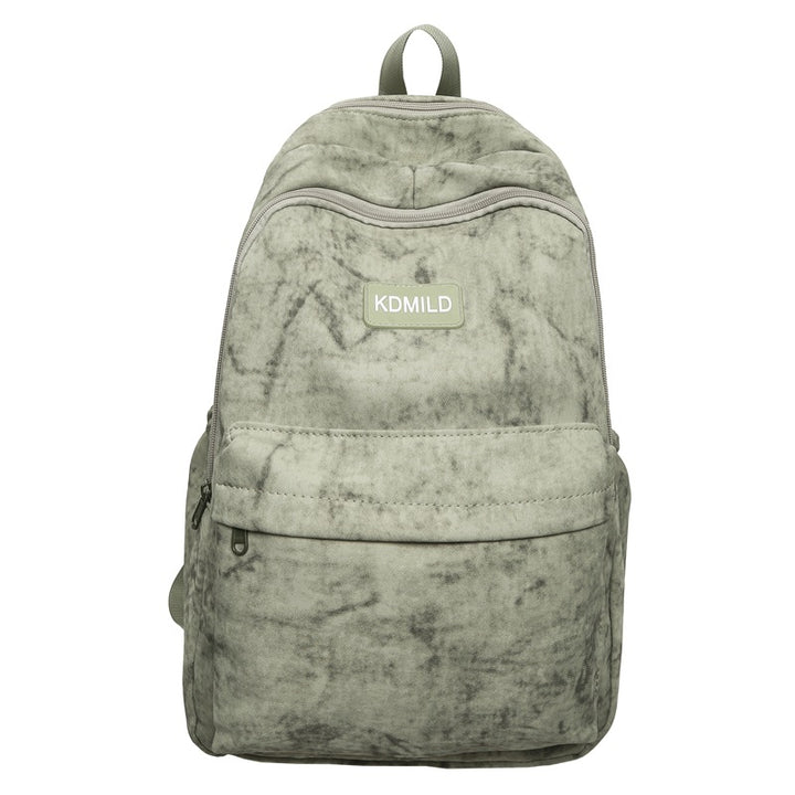 Lightweight Textured Canvas School Backpack Stornfield