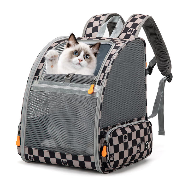 Pet Backpack with Breathable Mesh Inserts Stornfield