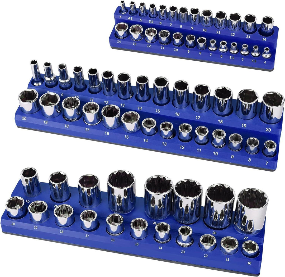 Heavy-Duty Magnetic Socket Organizer Stornfield
