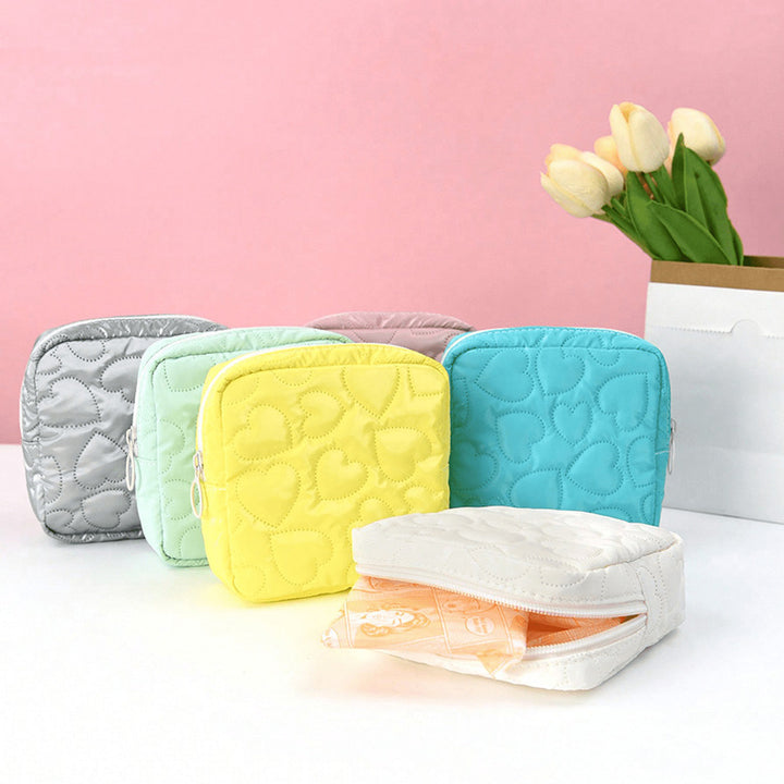 Practical cosmetic bag with heart motif Stornfield