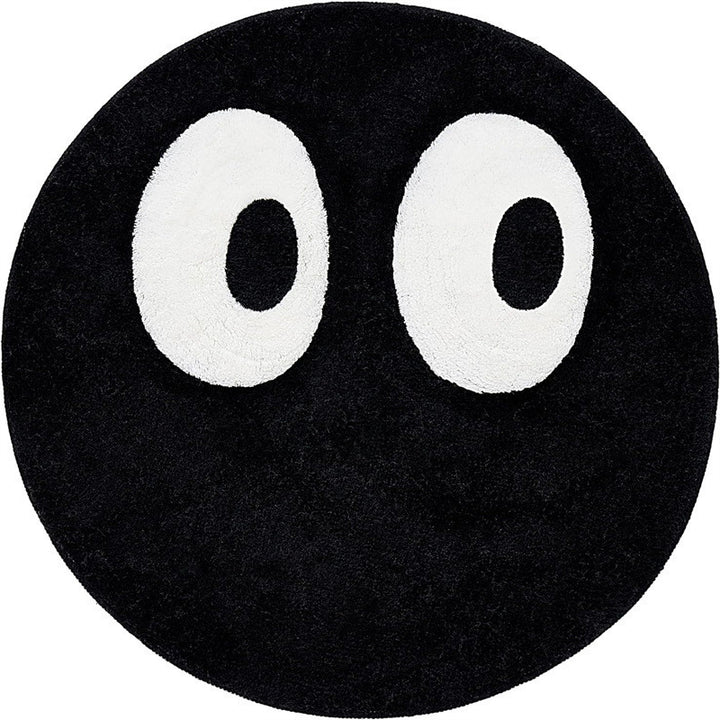 Playful Round Pool-Themed Rug