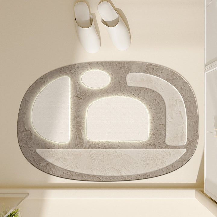 Modern Abstract Bath Mat