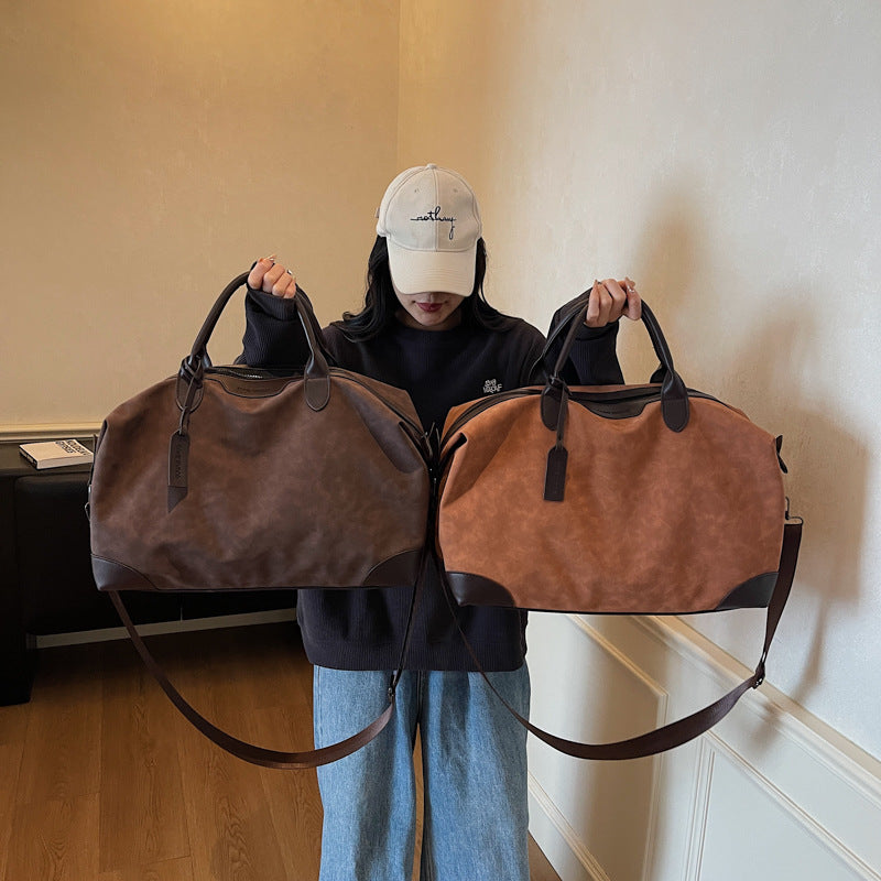 Premium Leather Travel Duffle