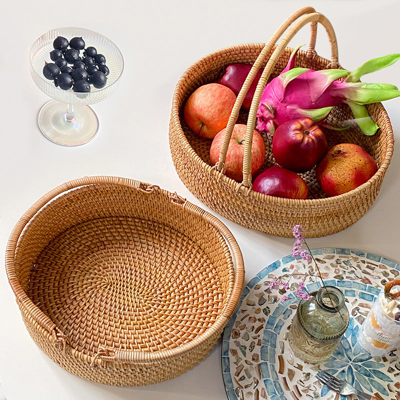 Women's Handcrafted Rattan Basket Stornfield