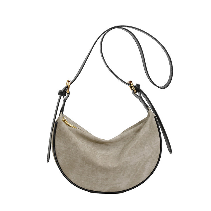 Functional Soft Fabric Shoulder Bag