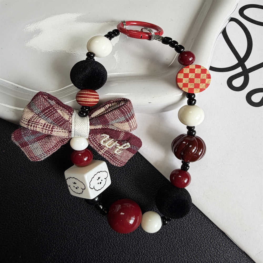 Decorative Beaded Charm Keychain Stornfield 1790135214