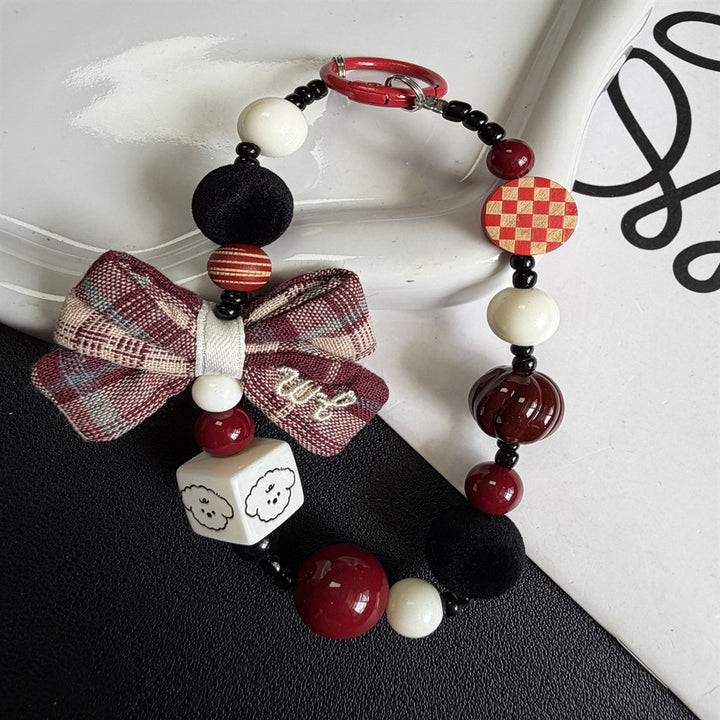 Decorative Beaded Charm Keychain Stornfield 1790135214