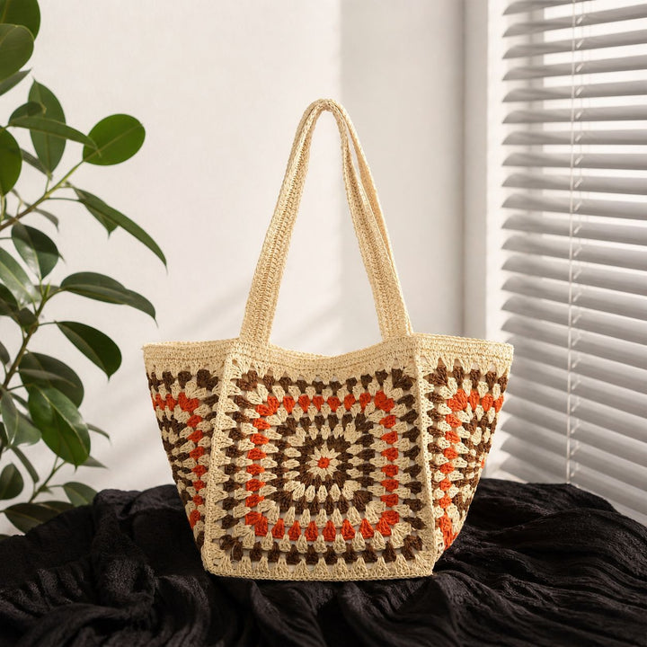 Hand-knotted cotton tote bag Stornfield