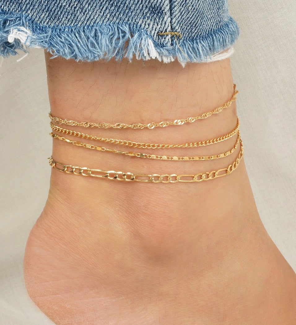 Elegant Double Chain Anklet Stornfield