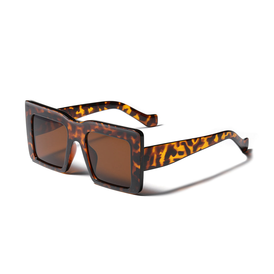 Women square sunglasses with transparent frame and UV protection Stornfield