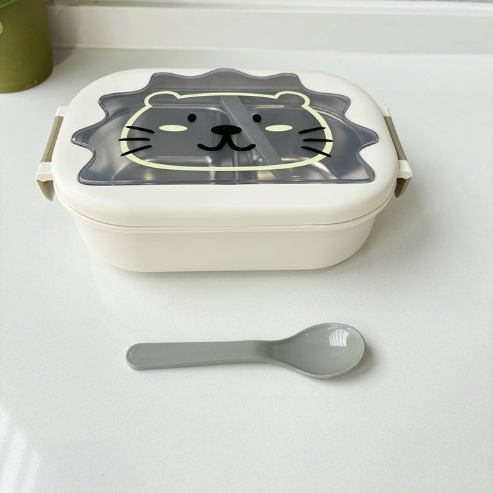 Playful Animal-Themed Lunch Bento Box