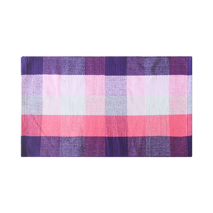 Woven placemat made of cotton in buffalo check with fine structured surface Stornfield