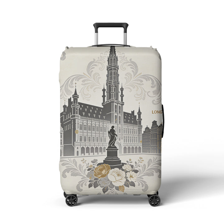 Women's suitcase cover in futuristic design Stornfield