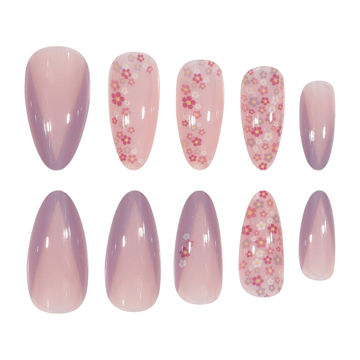 Floral Design Stiletto Press-On Nails Stornfield 1789086021