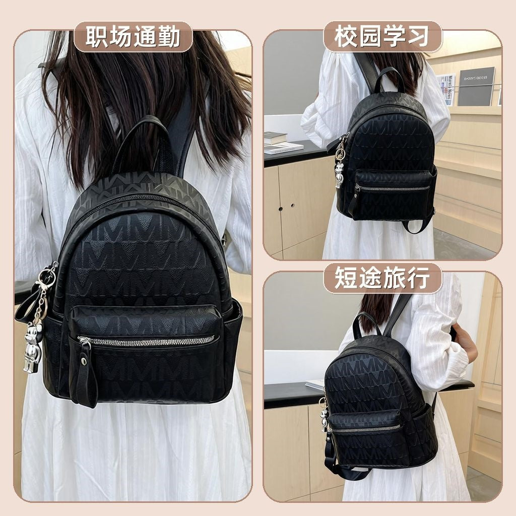 Stylish Multifunctional Faux Leather Backpack Stornfield