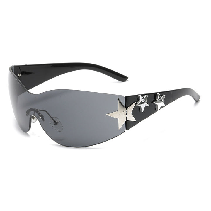 Ladies futuristic sunglasses with striking design and fashionable accents Stornfield