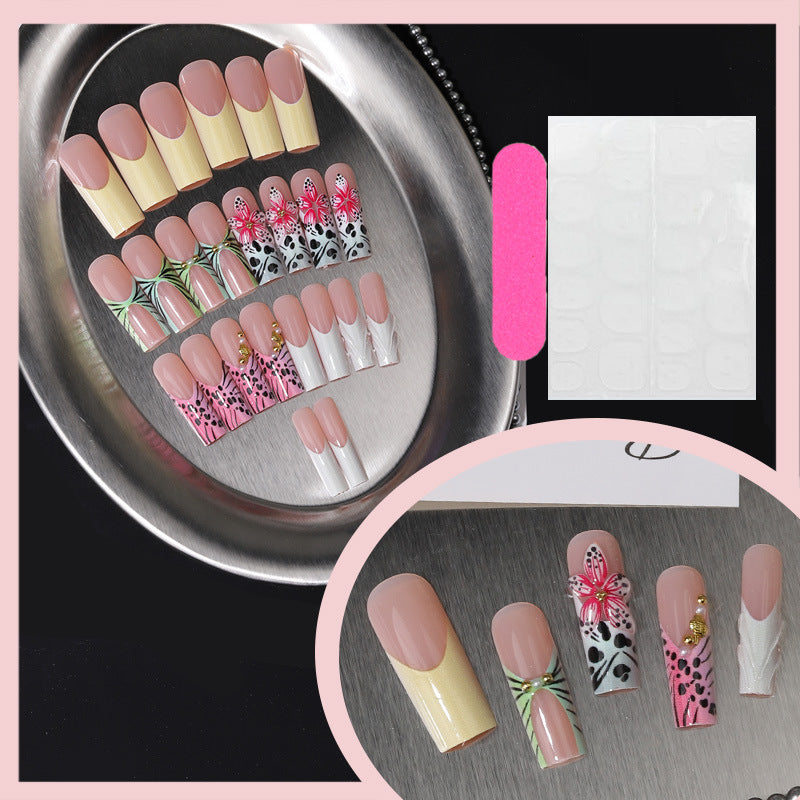 Artistic Floral Nail Tip Collection Stornfield