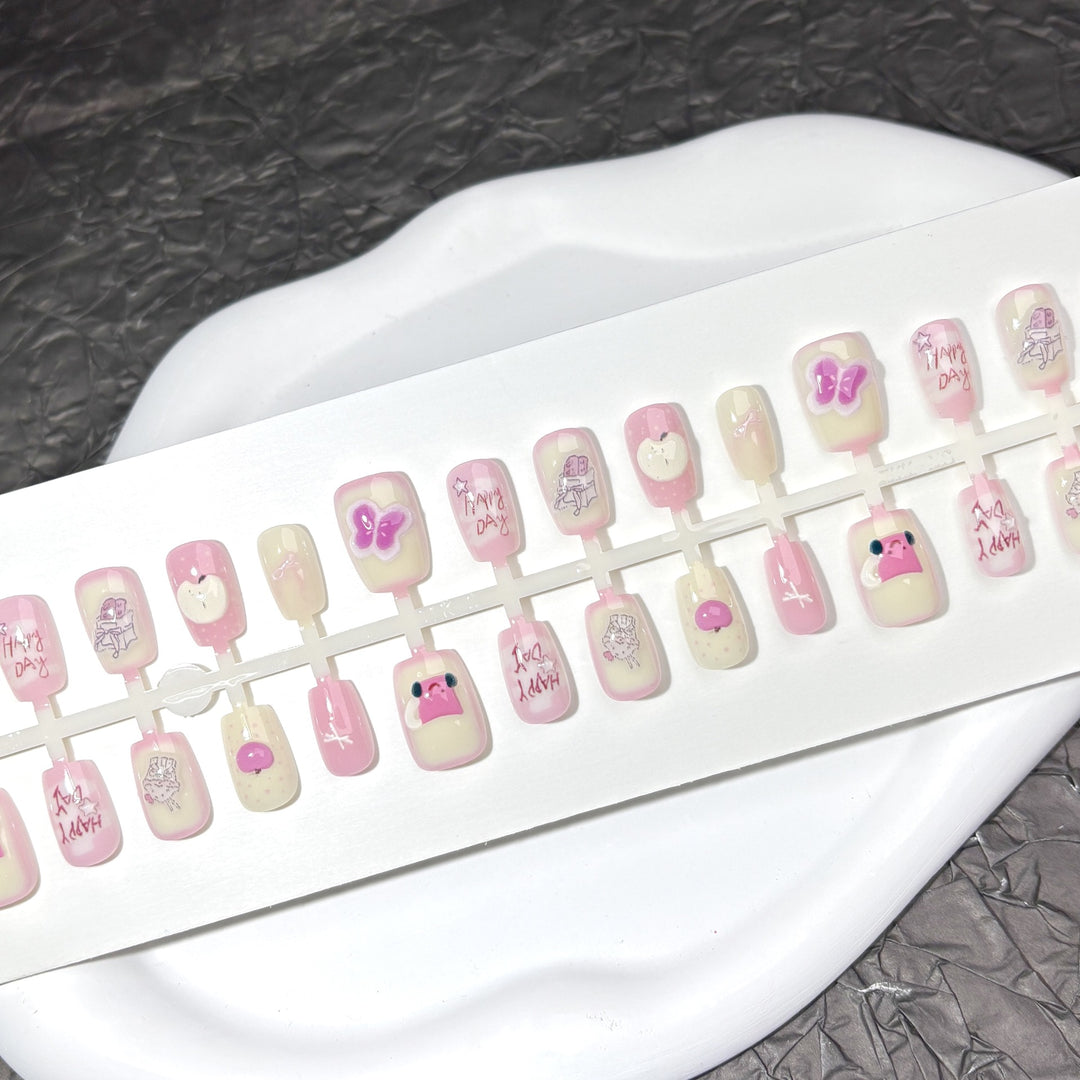 Creative Artisanal Press-On Nail Set