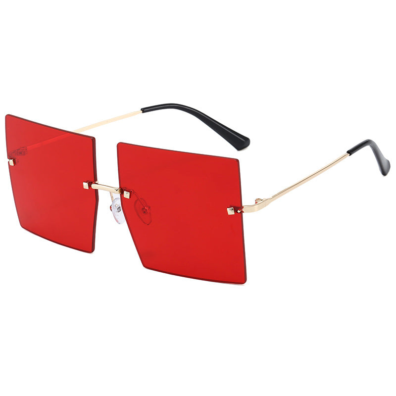 Women’s modern geometric sunglasses with filigree metal frame Stornfield