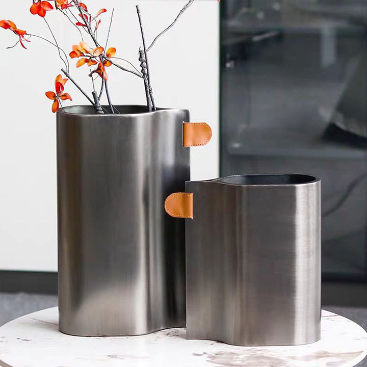 Elegant Stainless Steel Wine Cooler