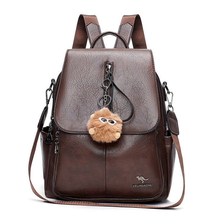 Stylish Multi-Function Leather Backpack Stornfield