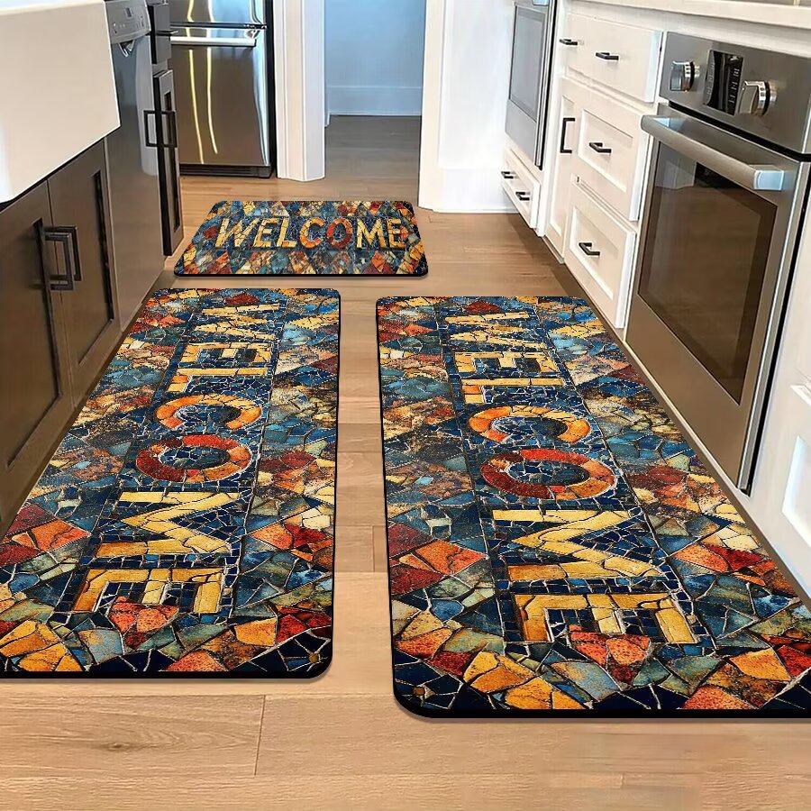 Stone-Inspired Decorative Area Mat Stornfield