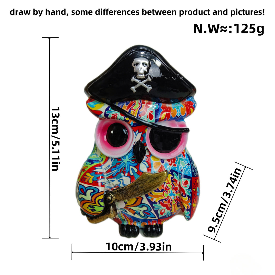 Artful owl figure in maritime design Stornfield