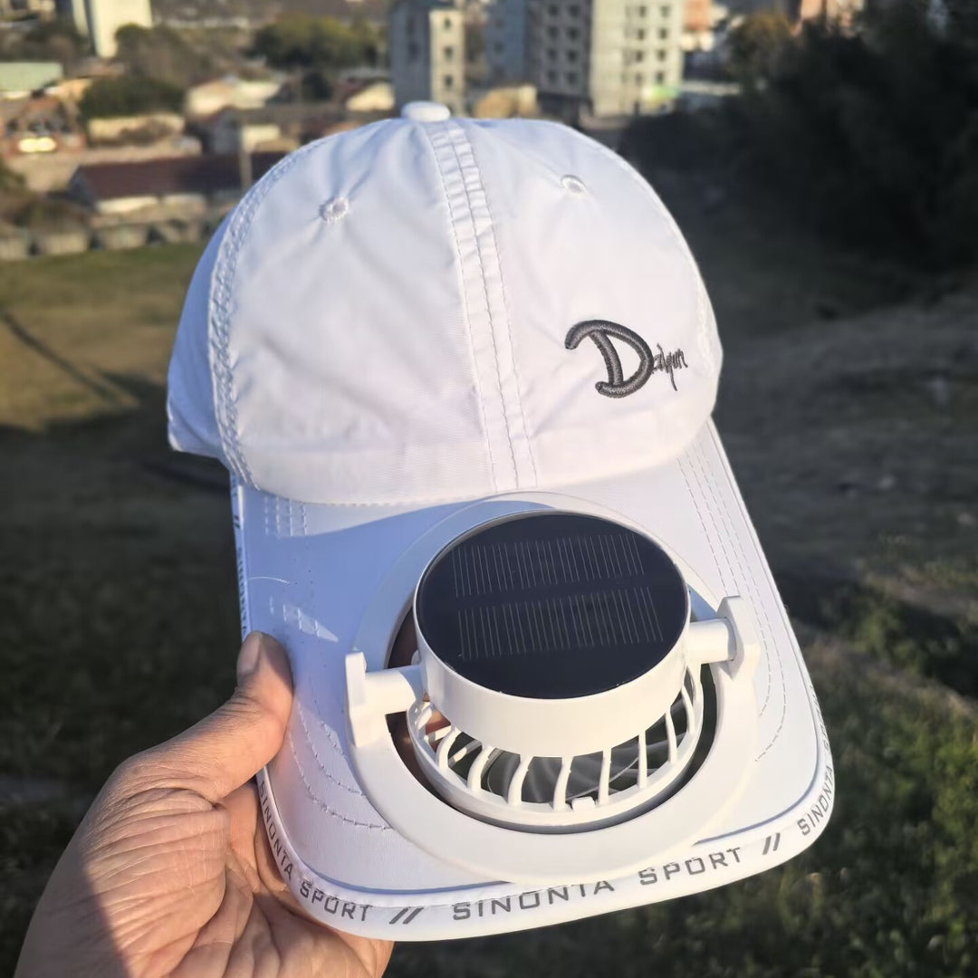 Multifunctional Basketball Cap with Removable Solar Fan and Adjustable Brim Stornfield