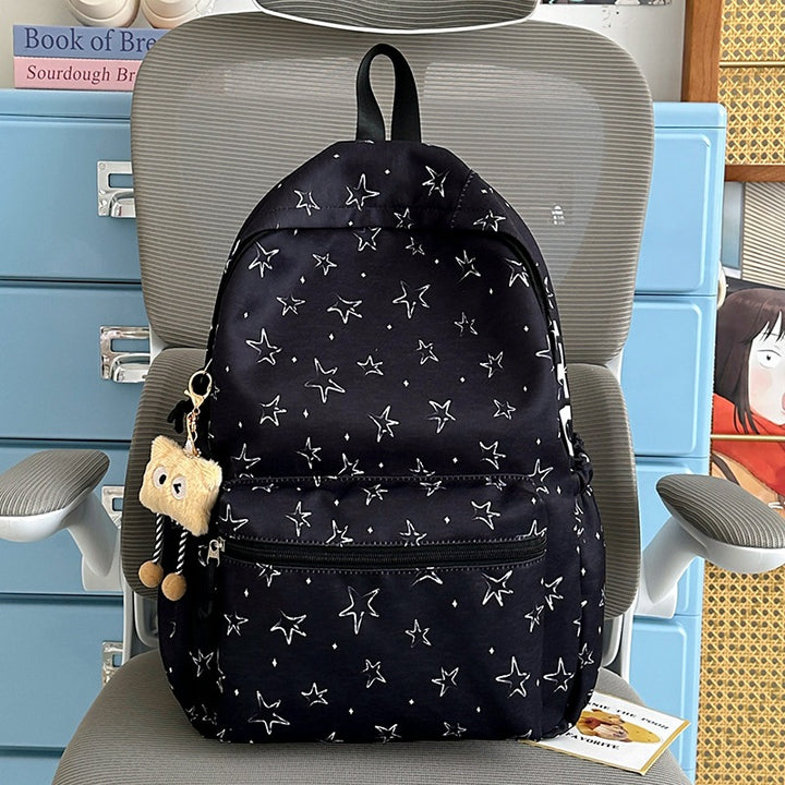 Stylish Casual Backpack with Star Pattern Stornfield