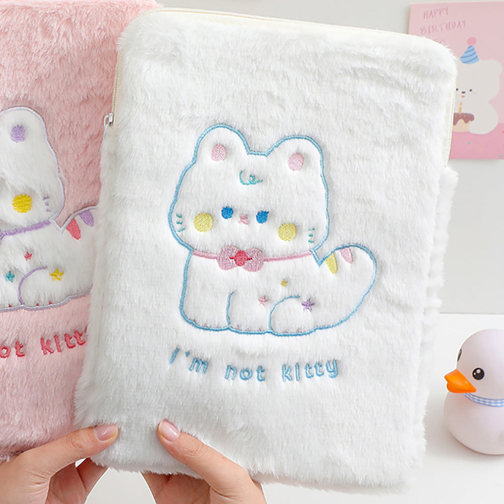 Cute Cat-Themed Furry Pencil Case Stornfield