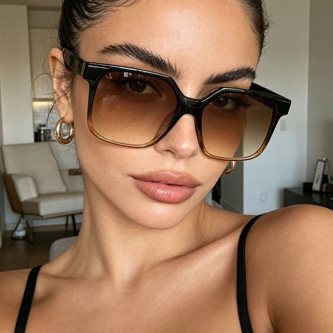 Women's stylish sunglasses in trendy leopard print Stornfield