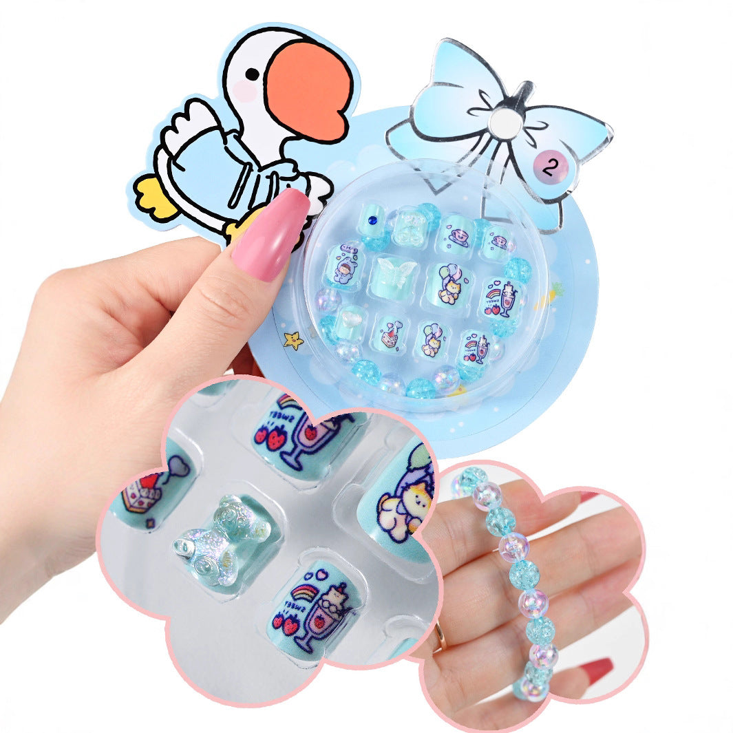 Cute Cartoon-Themed Press-On Nail Set Stornfield
