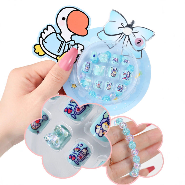 Cute Cartoon-Themed Press-On Nail Set Stornfield