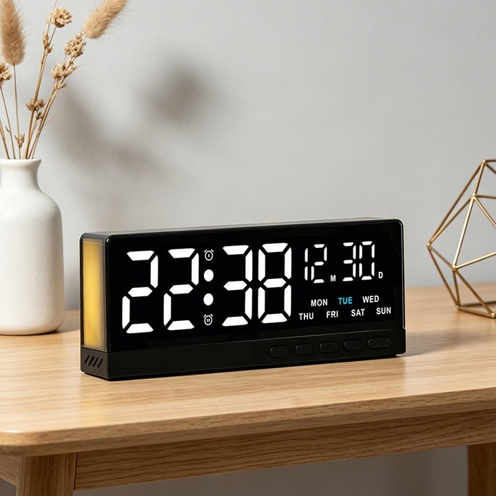Digital Alarm Clock with Clear LED Display Stornfield