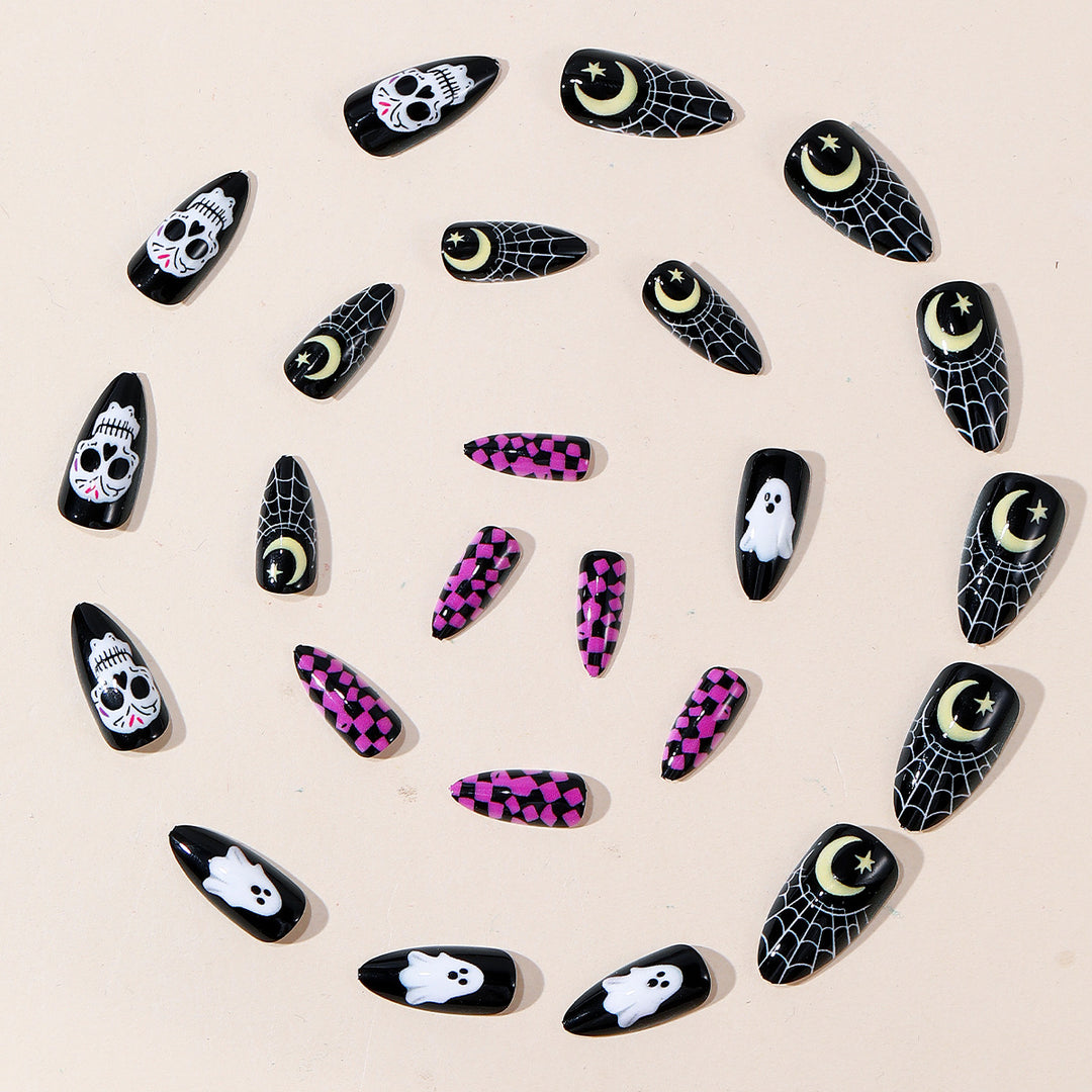 Halloween Themed Acrylic Nail Art Set Stornfield