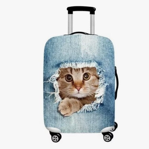 Unisex nan Kids Cabin Trolley with international landmark motif and lightweight ABS shell Stornfield
