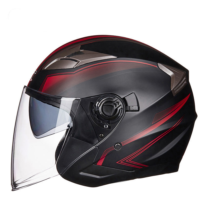 Full-Face Motorcycle Helmet with Integrated Visor Stornfield