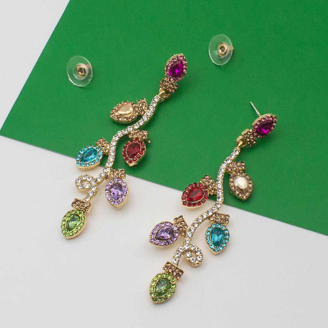 Vibrant Floral-Inspired Drop Earrings Stornfield