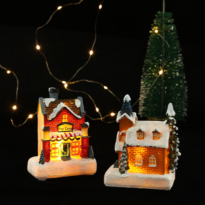 Decorative Christmas lighting with LED house design Stornfield