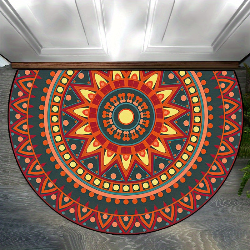 Sunflower-Themed Decorative Door Mat Stornfield