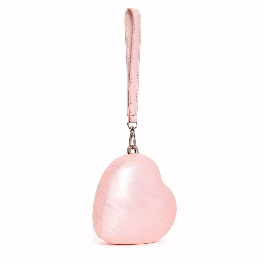 Heart-Shaped Acrylic Evening Purse
