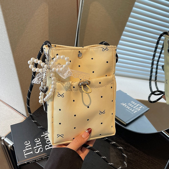 Casual Drawstring Mini Shoulder Bag