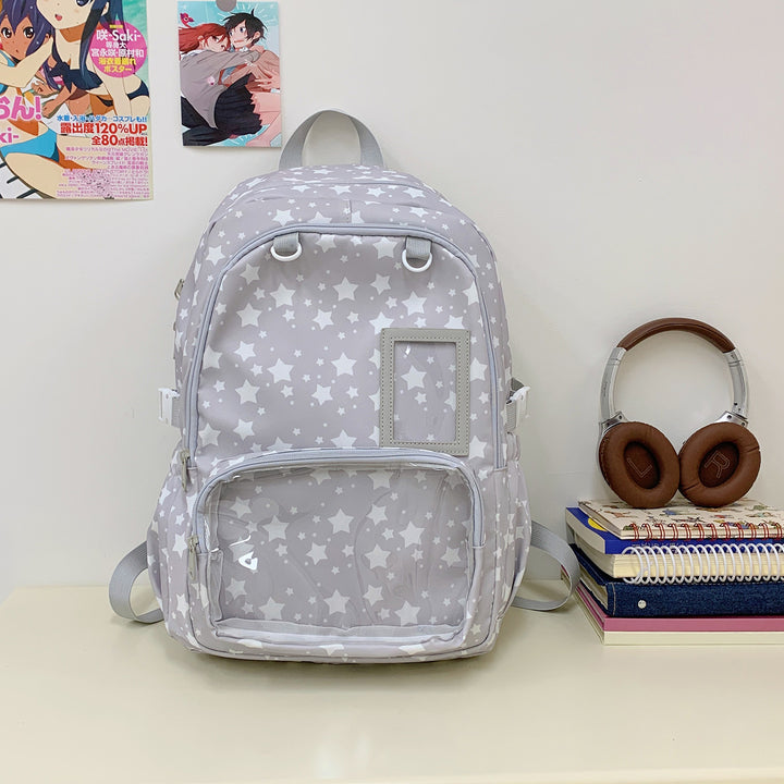 Adventurous Star-Patterned Backpack Stornfield